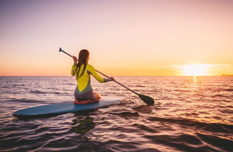 Où cacher sa clef de voiture quand on va faire du stand up paddle ?