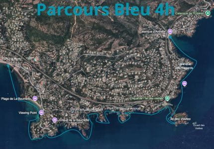Parcours Bleu Kayak Esterel Antheor Aventures (Disponibles Uniquement Hors Saison)