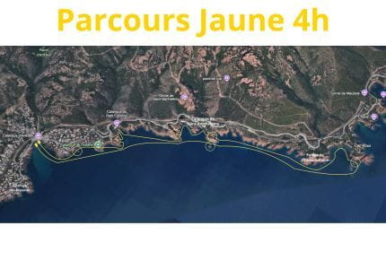 Parcours Jaune Kayak Esterel Antheor Aventures