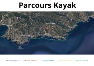 parcours kayak esterel antheor agay cap roux