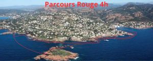 parcours kayak esterel anthero rouge 4 heures