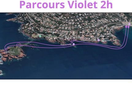 Parcours Violet Kayak Esterel Antheor Aventures